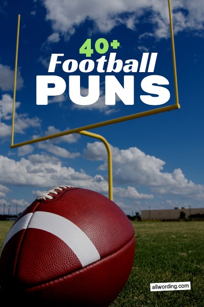 A big list of football puns for social media captions, parties, jokes, etc.