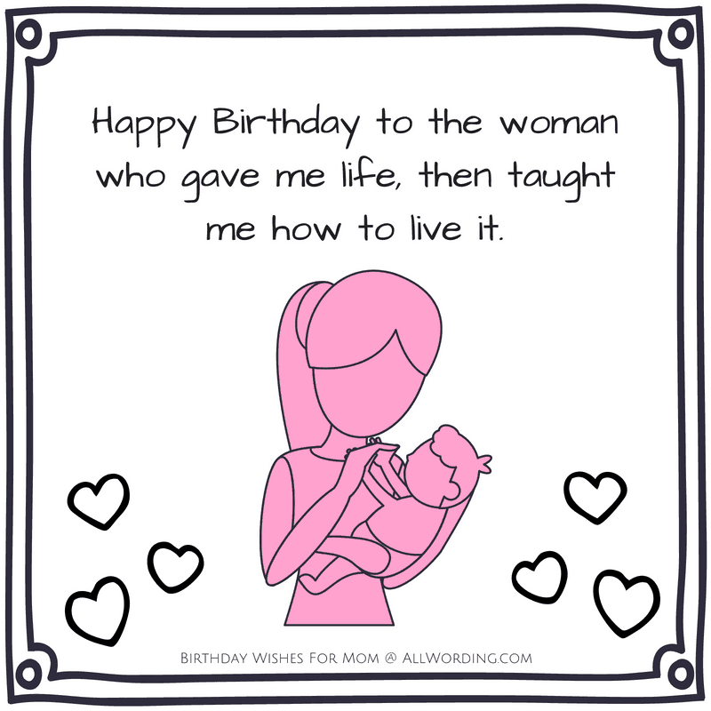 Happy Birthday, Mom! 50+ Heartfelt and Hilarious Birthday Wishes » AllWording.com