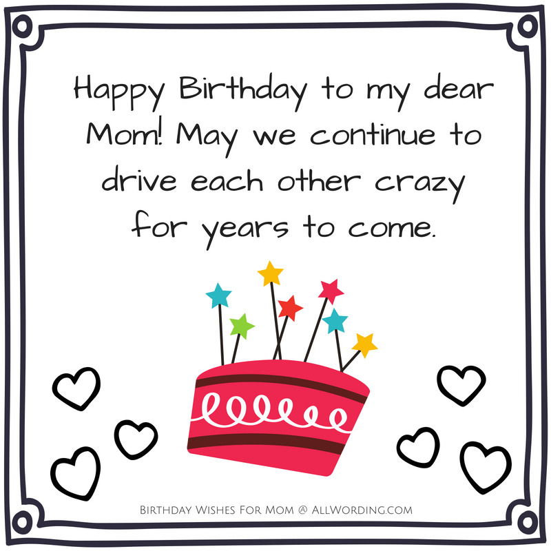 Happy Birthday Daughter Letter From Mom Happy Birthday, Mom! 50+ Heartfelt And Hilarious Birthday Wishes »  Allwording.com