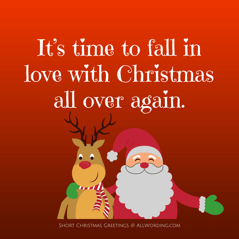 It's time to fall in love with Christmas all over again.