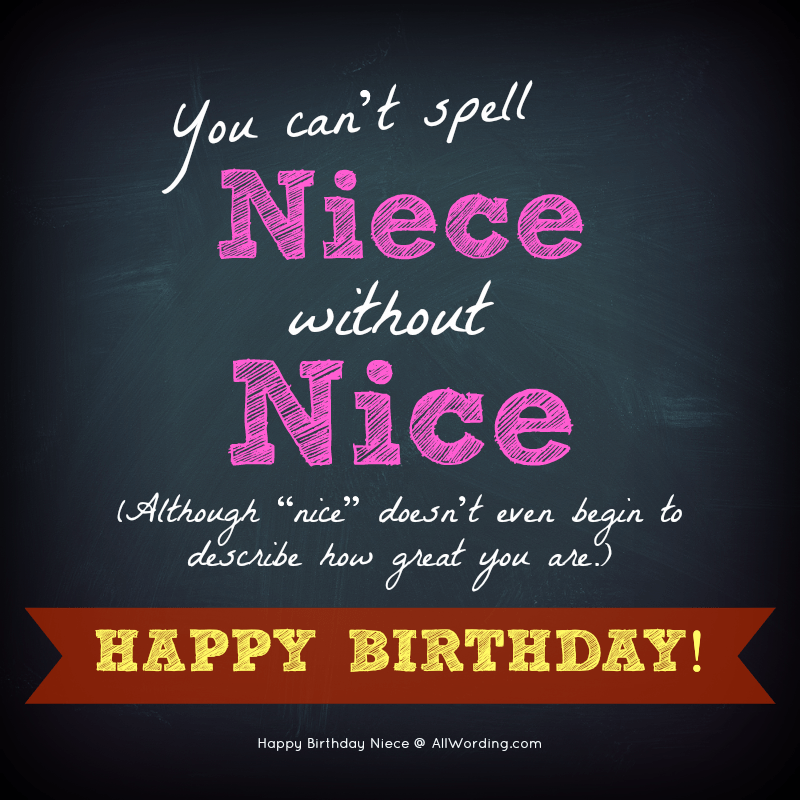 20 Birthday Wishes For a Special Niece » AllWording.com