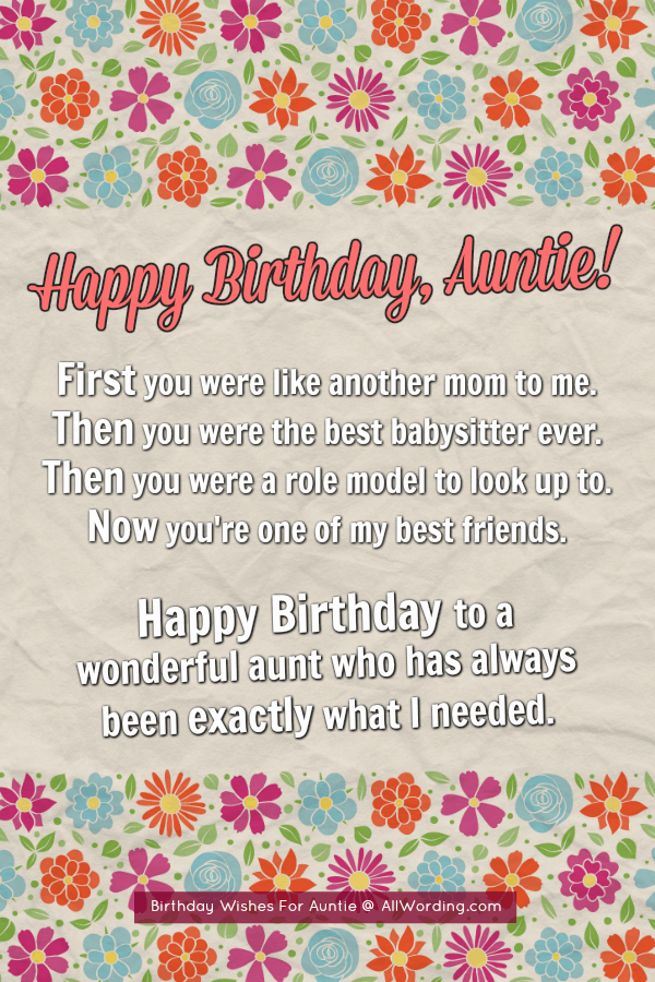 Happy Birthday, Auntie! 50+ B-Day Wishes For Your Beloved Aunt