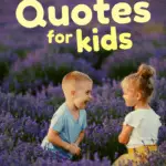 Large Pinterest image for article on kindness quotes for kids