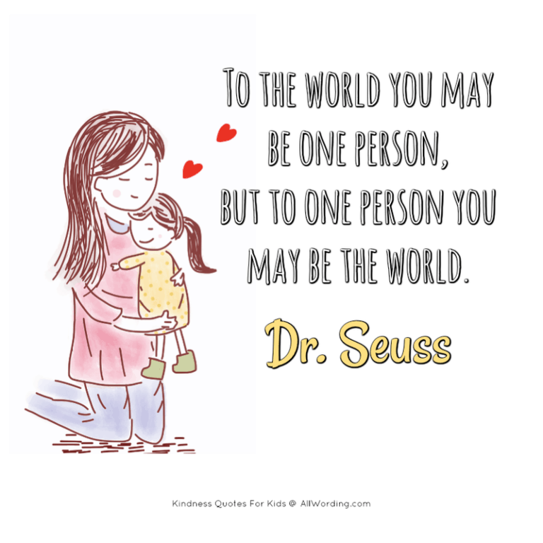 An Inspiring List of Kindness Quotes For Kids » AllWording.com