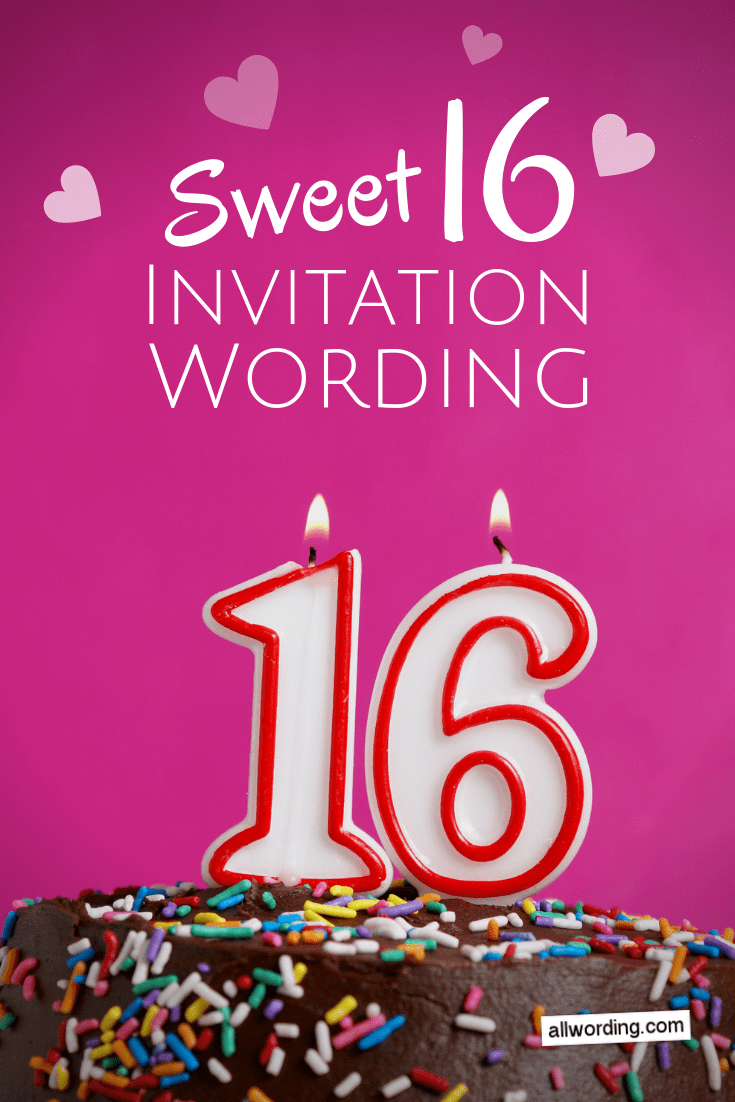 Sweet 16 Invitation Wording Useful Tips and Fun Examples