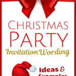 Christmas Party Invitation Wording