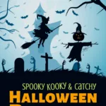 Pinterest image for article on Halloween phrases