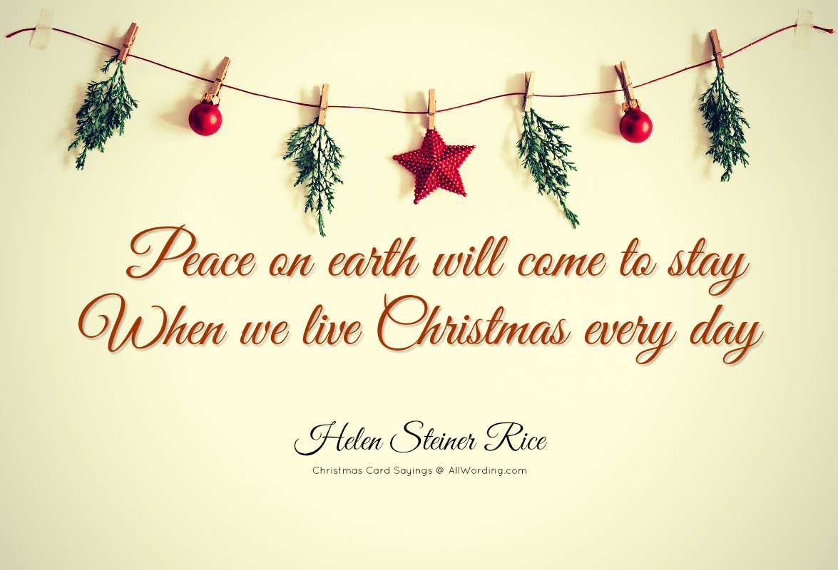 29+ Christmas Card Quotes And Sayings  great