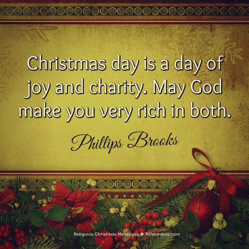 25 Religious Christmas Card Messages »