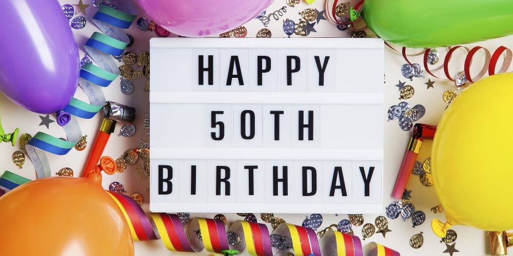 Happy 50th Birthday A Big List Of 50th Birthday Wishes Allwording Com