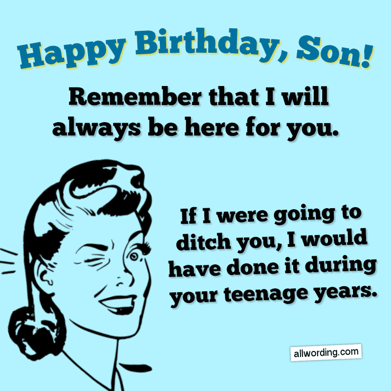 Boy Happy Birthday Son From Mom Funny jhayrshow