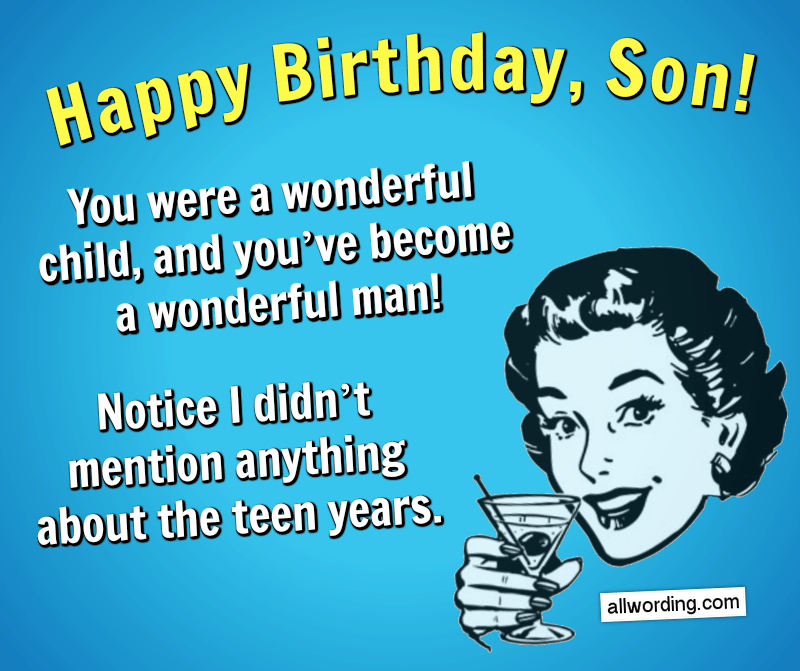 Happy Birthday, Son! 50+ Birthday Wishes For Your Boy » AllWording.com