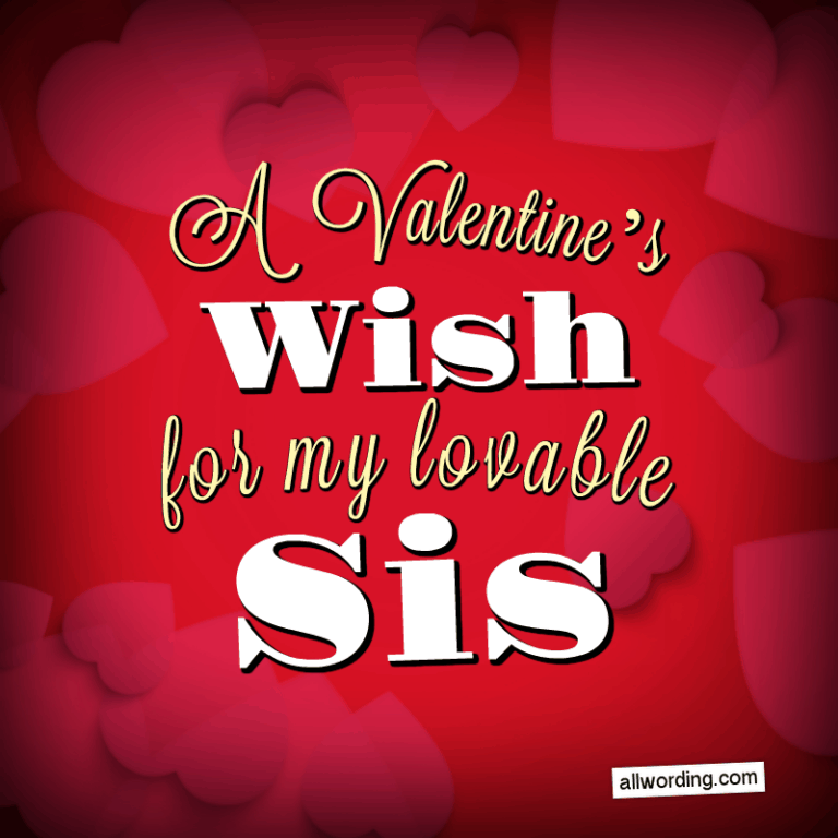 41 Ways to Say Happy Valentine's Day to Your Lovable Sister ...