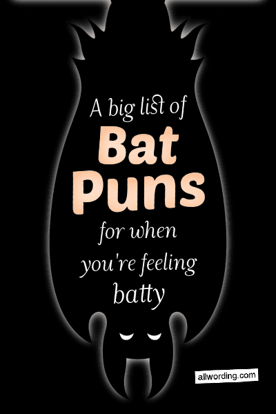A list of bat puns for Halloween or any time you're feeling batty