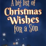 A big list of Christmas wishes for a son