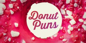 Feature image for article on donut puns