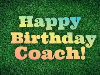 Feature image for list of ways to say Happy Birthday to a coach