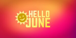 Feature image for article on how to wish people a Happy June