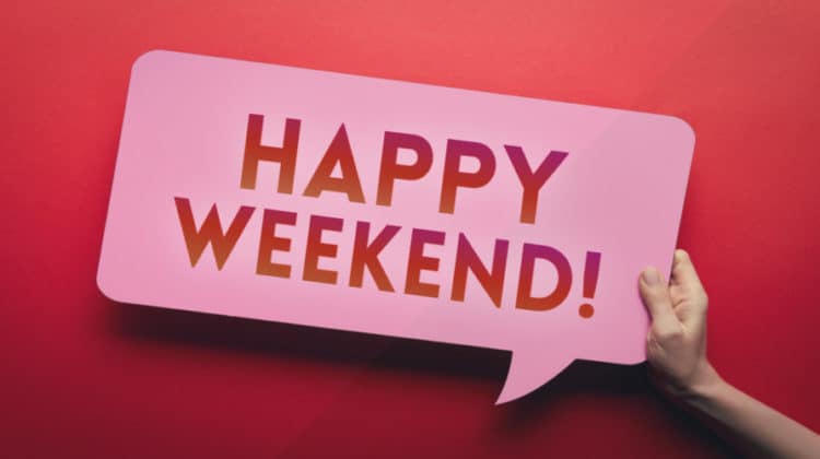 Feature image for article on ways to say Have a Great Weekend