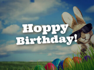 Feature image for article on how to wish someone a Happy Easter Birthday