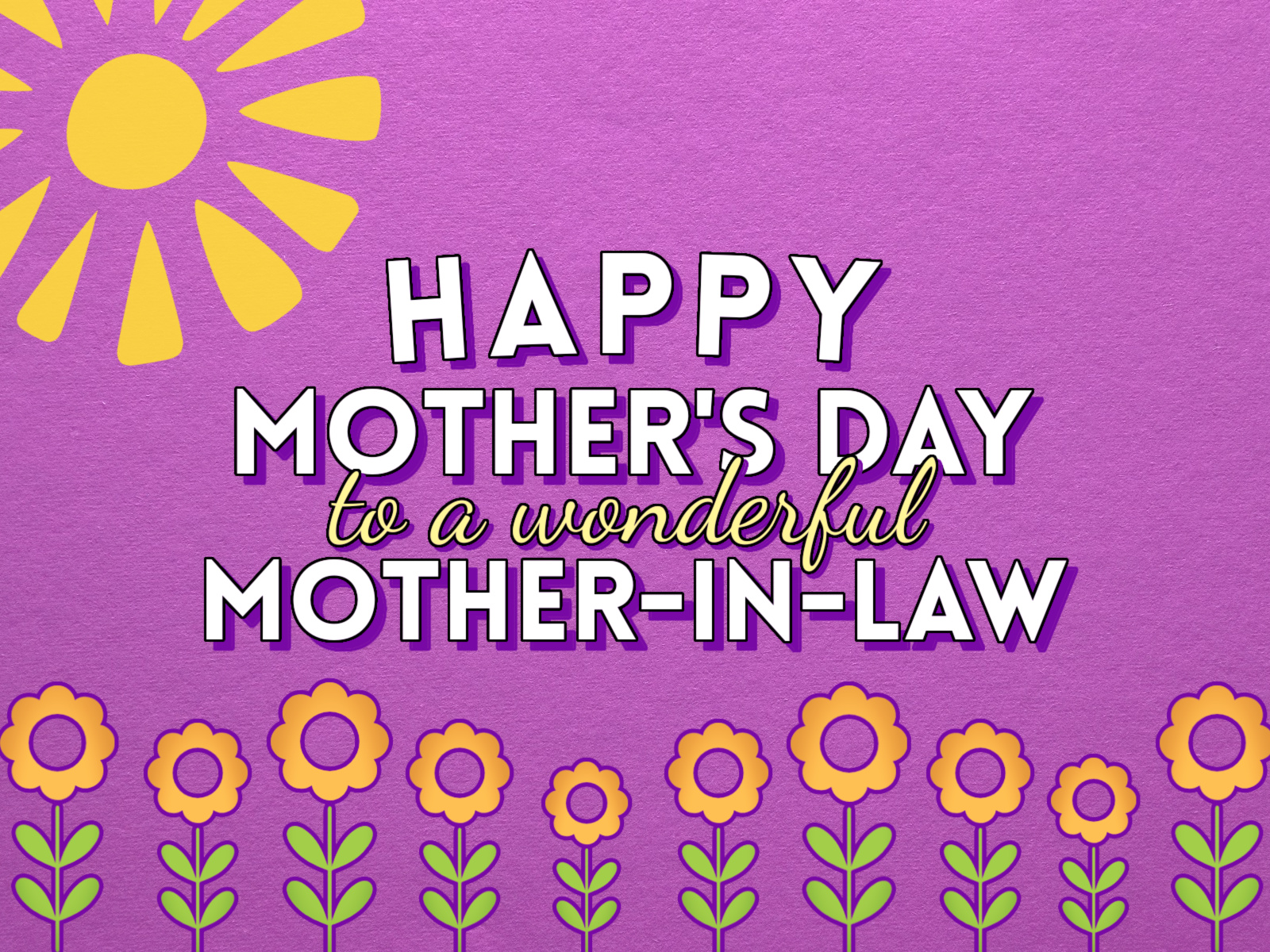 Mother's day wish for mother sales in law