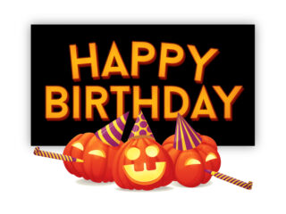 Feature image for article on how to wish someone a Happy Halloween Birthday