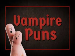 Feature image for article on vampire puns