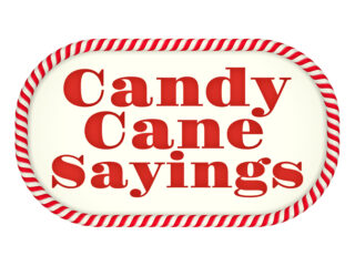 Feature image for article on candy cane sayings