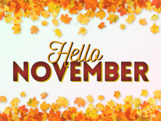Feature image for article on Happy November greetings