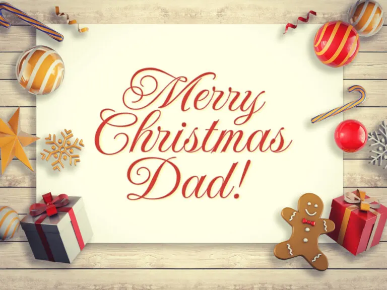 40 Holly Jolly Christmas Greetings For Dad