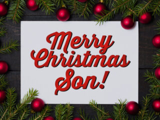 Feature image for article listing Christmas wishes for a son