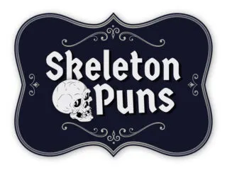 Feature image for article with a list of funny skeleton puns
