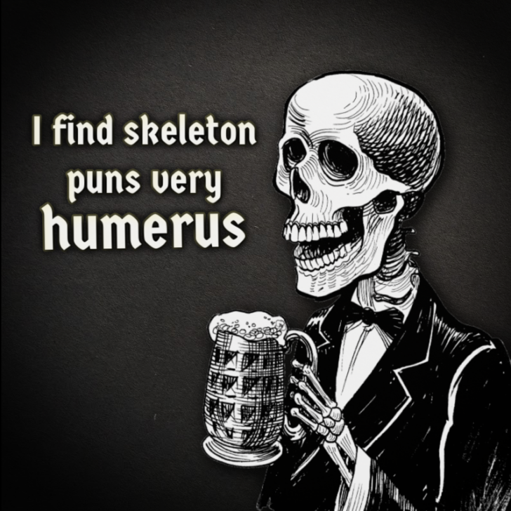 75 Skeleton Puns That Are Bad to the Bone » AllWording.com