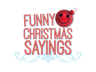 Feature image for article on funny things to write in a Christmas card