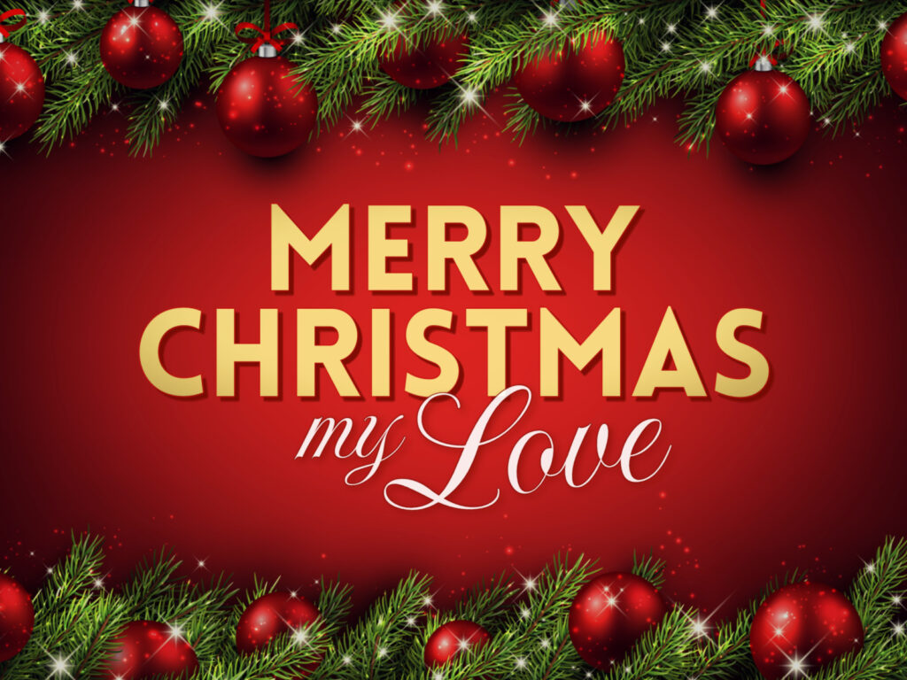 Feature image for article on romantic Christmas wishes