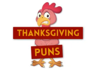 Feature image for article listing funny Thanksgiving puns