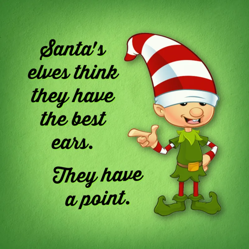 Santa's elves think they have the best ears. They have a point.