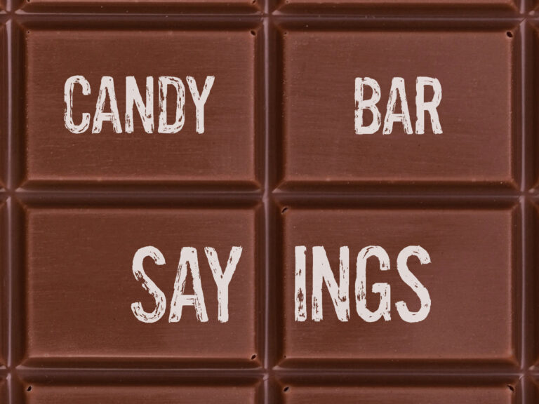 A King-Sized List of Candy Bar Sayings