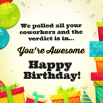 30 Unique Ways To Say Happy Birthday To A Coworker » Allwording.com