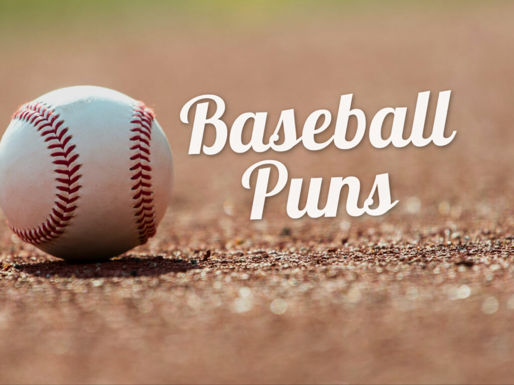 Feature image for article on baseball puns