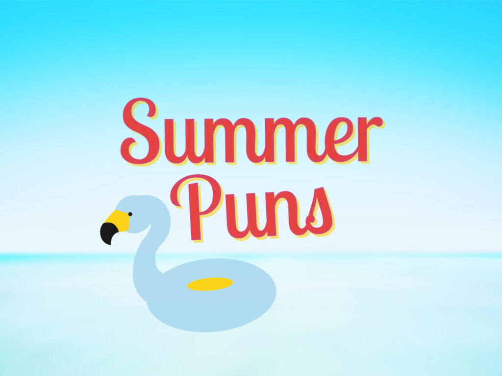 Feature image for article on summer puns