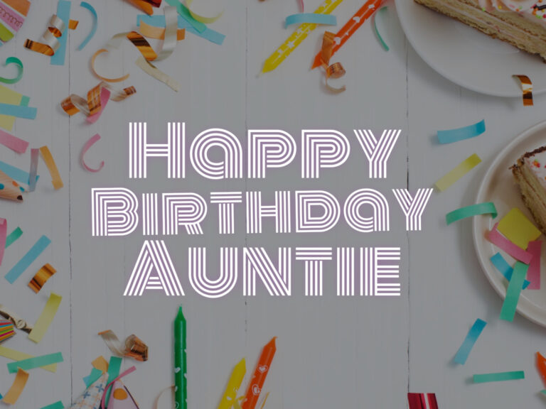 Feature image for article on birthday wishes for an aunt