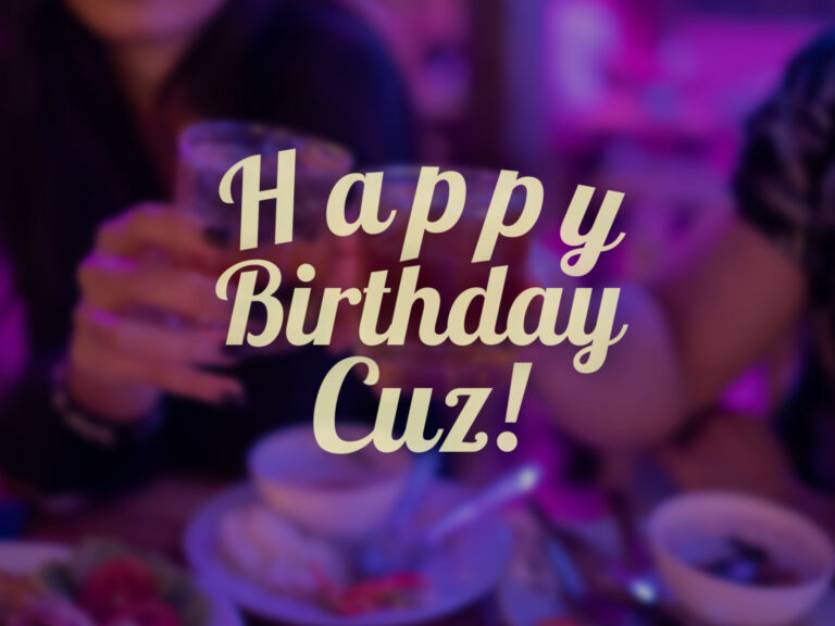 Feature image for article on birthday messages for a cousin