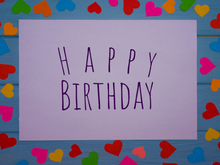 Feature image for article on how to say Happy Birthday to a coworker