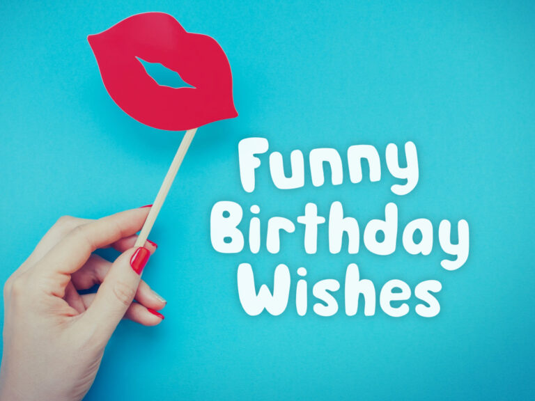 Feature image for article on humorous birthday wishes