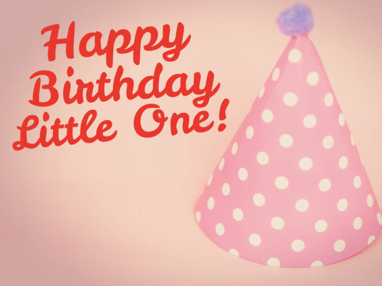 Feature image for article on birthday wishes for a little girl
