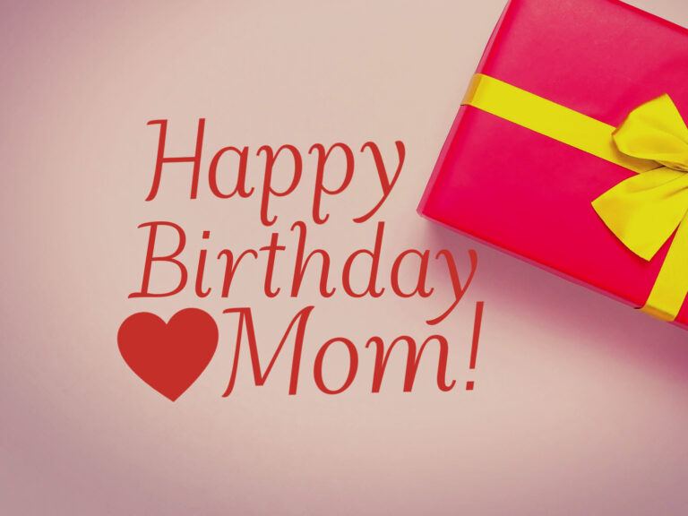 Feature image for article on birthday wishes for Mom