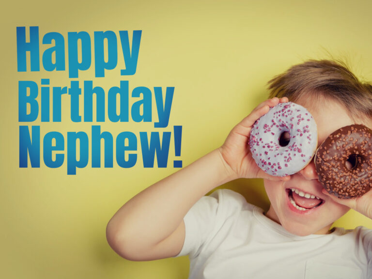 Feature image for article on birthday wishes for a nephew