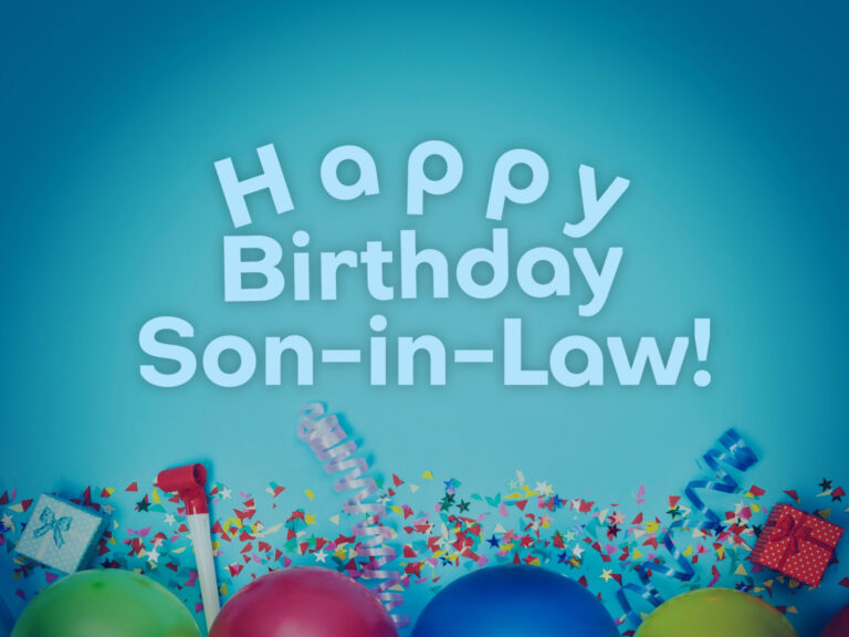 Feature image for article on birthday wishes for a son-in-law