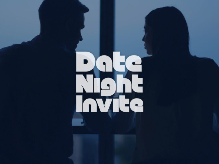Feature image for article on date night invitation wording